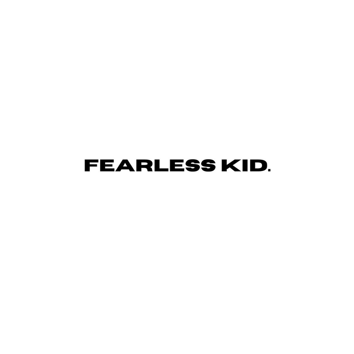 FEARLESS KID. Coloring page