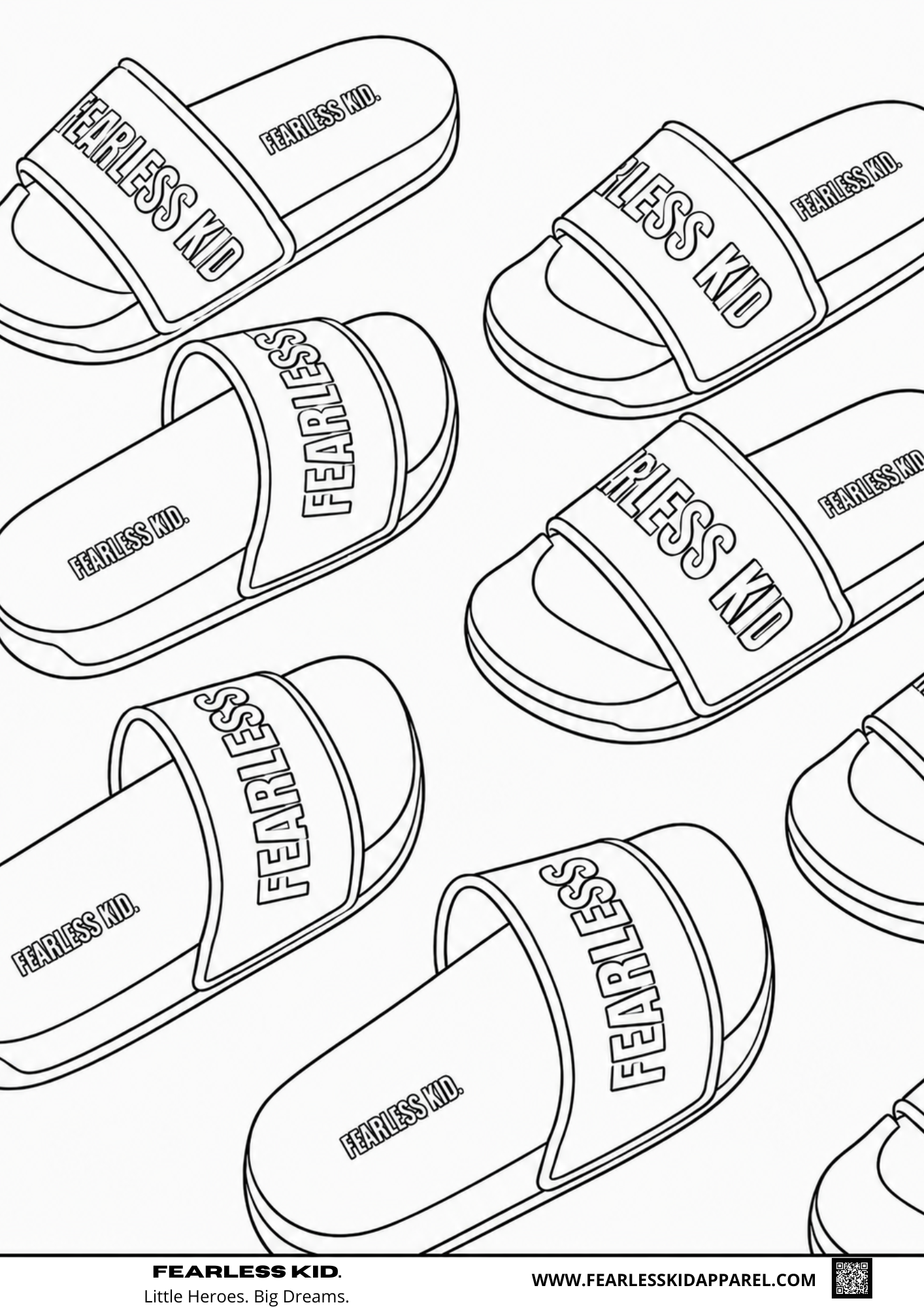 Design your own FEARLESS KID. Slides
