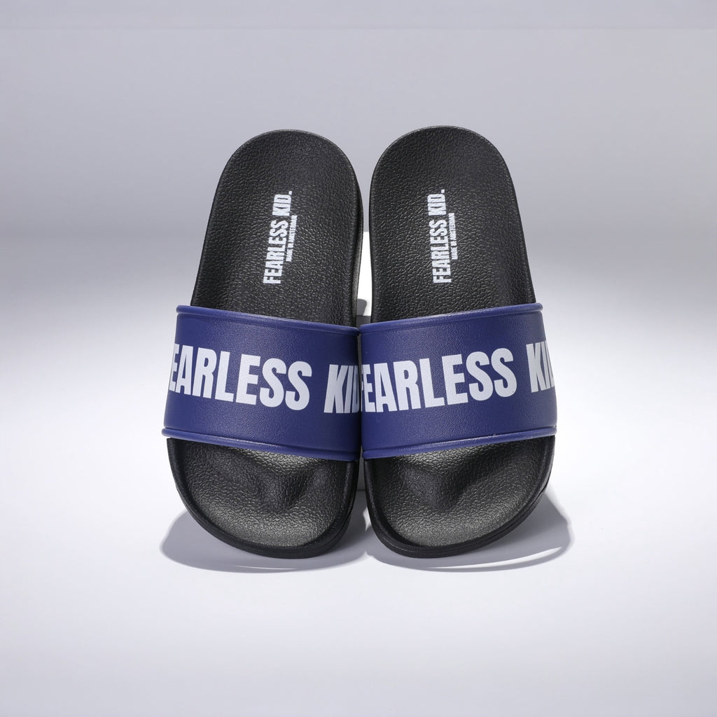 FEARLESS KID. Slides Blue