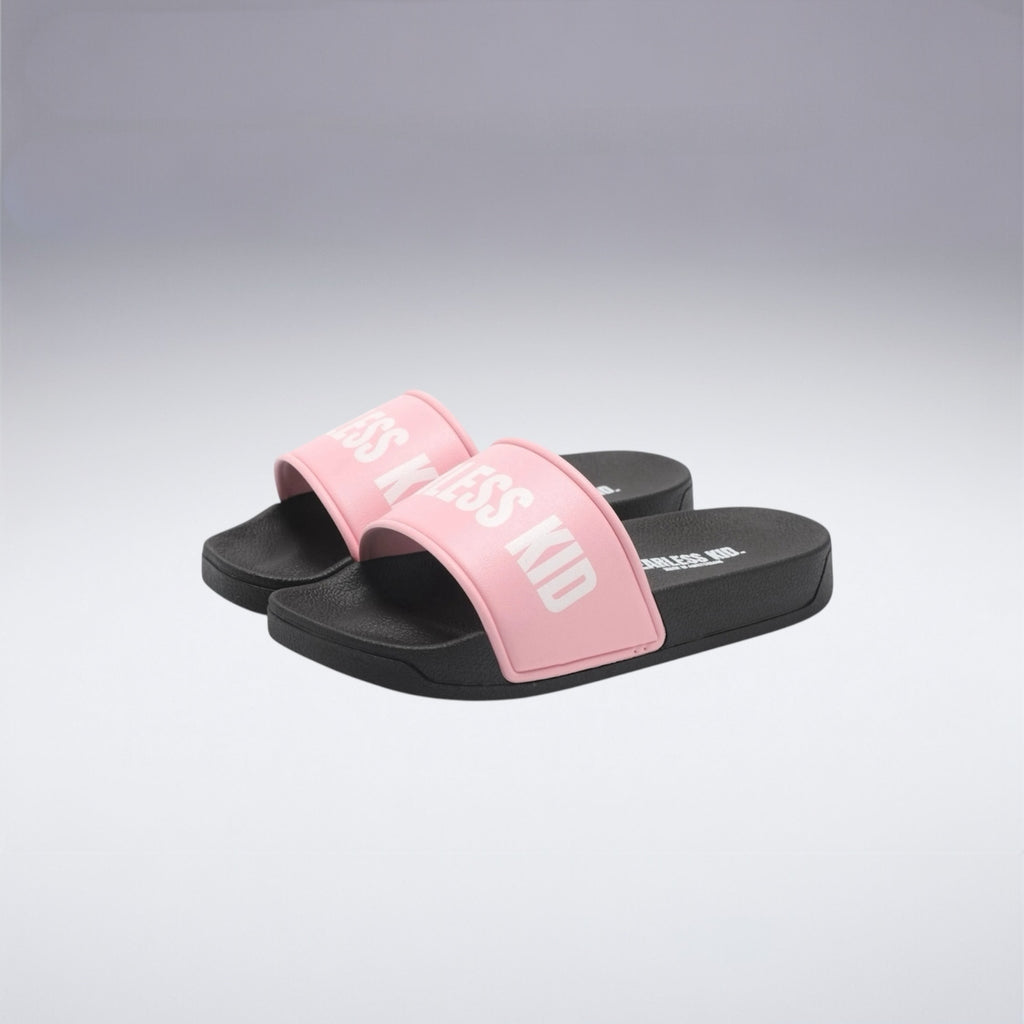 FEARLESS KID. Slides Pink